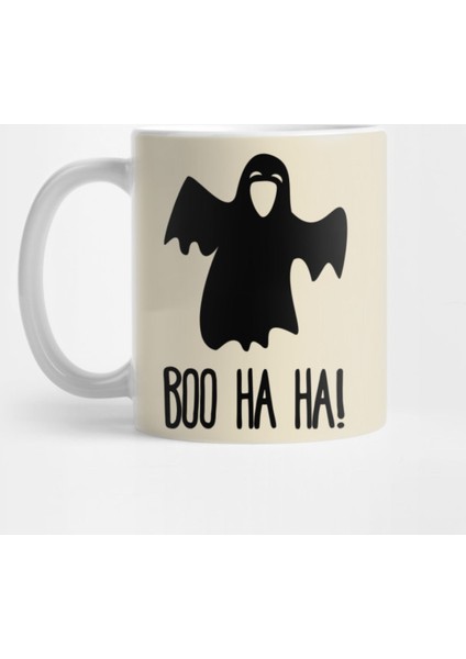 Boo Ha Ha - Laughing Ghost On Cream Kupa Bardak