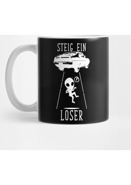 Extraterrestrial Ufo Steig A Loser Kupa Bardak
