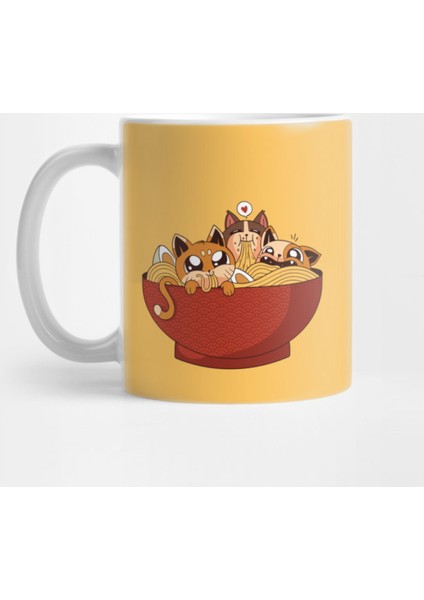 Ramen Cats Kupa Bardak