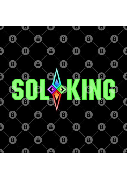 Sol Kıng Logo - Green Text Kupa Bardak