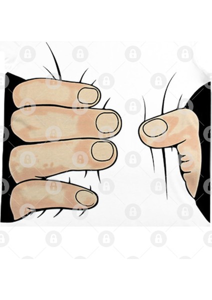 Funny Hands Grabbing Kupa Bardak