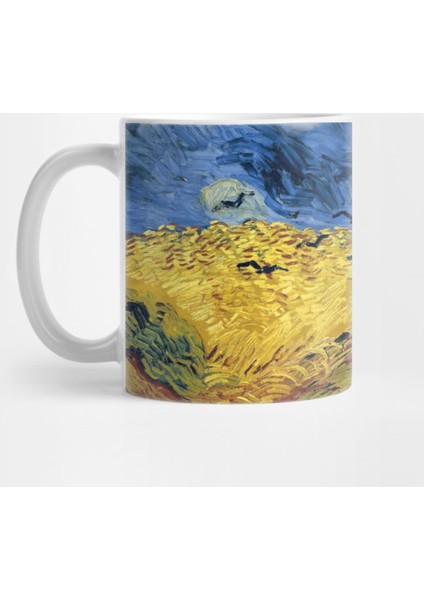 Vincent Van Gogh - Wheatfield With Crows Kupa Bardak