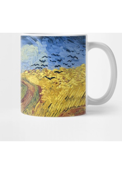 Vincent Van Gogh - Wheatfield With Crows Kupa Bardak