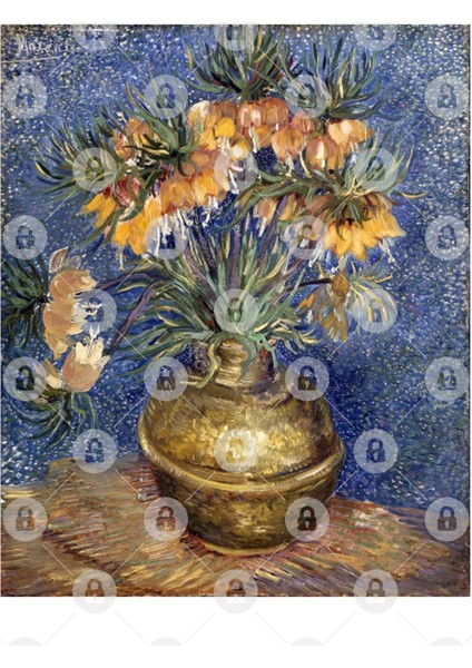 Vincent Van Gogh - Imperial Fritillaries İn A Copper Vase Kupa Bardak