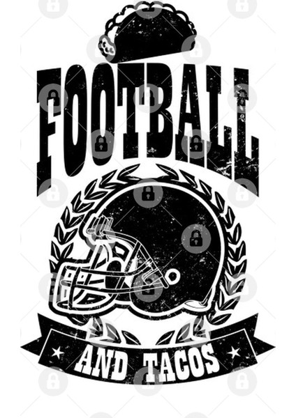 Taco Football | Helmet Tacos Gift Kupa Bardak