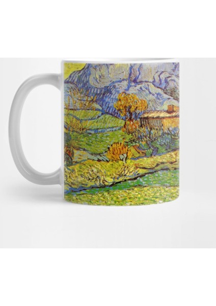 Vincent Van Gogh - A Meadow İn The Mountains: Le Mas De Saint-Paul Kupa Bardak