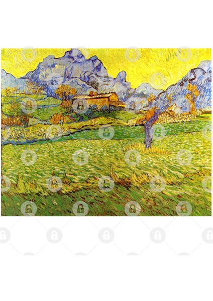 Vincent Van Gogh - A Meadow İn The Mountains: Le Mas De Saint-Paul Kupa Bardak