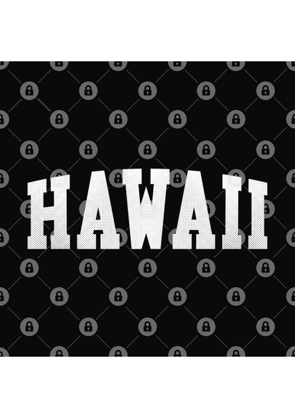 Hawaii - Hı Sports Typography Kupa Bardak