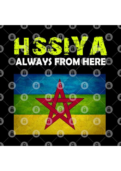 Amazıgh Hssıya Flag Joınıng From Here Kupa Bardak
