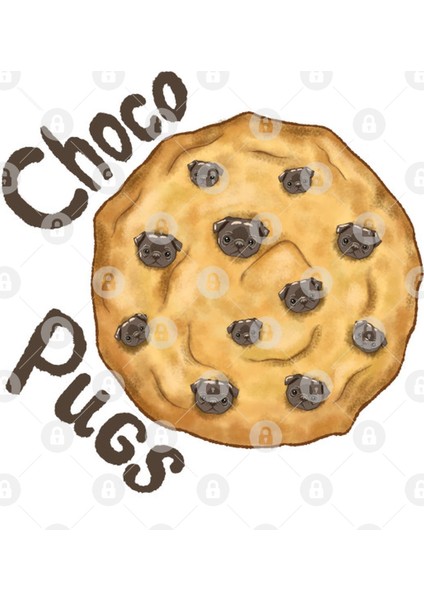 Chocolate Pug Cookies Kupa Bardak