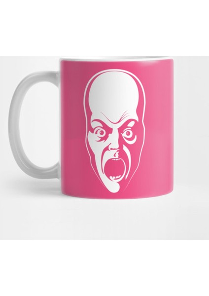 Crazy Pink Alian Kupa Bardak
