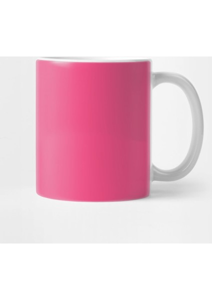 Crazy Pink Alian Kupa Bardak