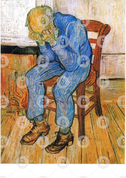 Vincent Van Gogh - Sorrowing Old Man Kupa Bardak