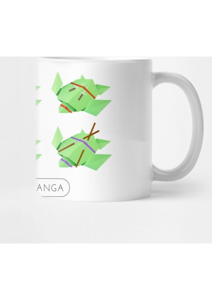 Origami Ninja Turtles Kupa Bardak