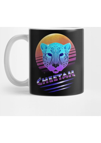Cyberpunk Cheetah Kupa Bardak