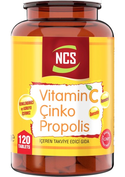 Collagen Tip 1-3 Balık Cla Vitamin C 90 Tablet + Vitamin C Propolis Çinko 120 Tablet