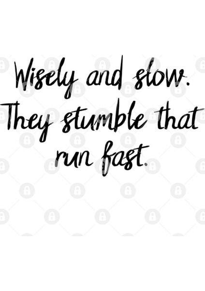 Wisely And Slow Run Fast Shakespeare Quote Romeo & Juliet Kupa Bardak