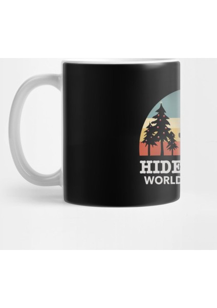 Retro Bigfoot Hide And Seek World Champion Kupa Bardak