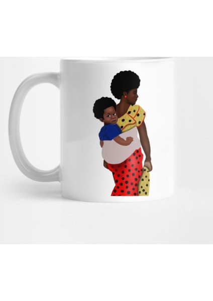 African Mother And Child Kupa Bardak