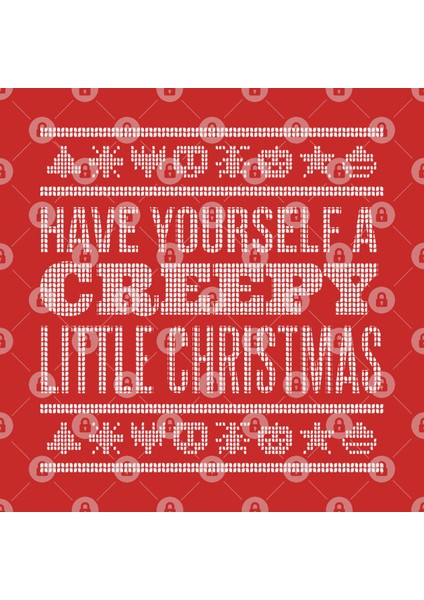 Have Yourself A Creepy Little Christmas - Christmas Ugly Sweater Kupa Bardak