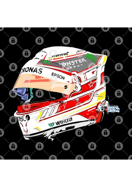 Lewis Hamilton Helmet Kupa Bardak