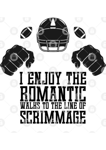 Line Of Scrimmage Football Funny Joke Helmet Kupa Bardak