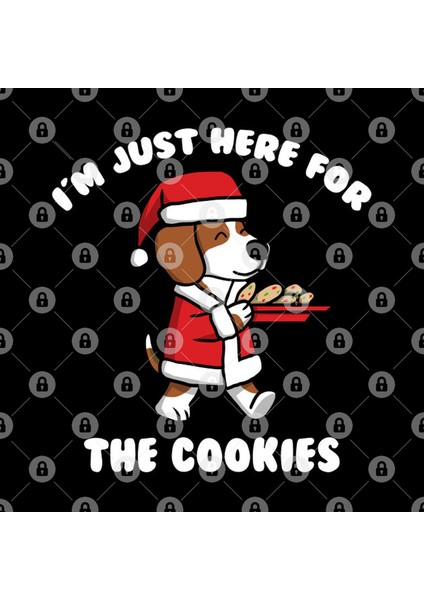 Beagle Cookies Christmas Christmas Kupa Bardak