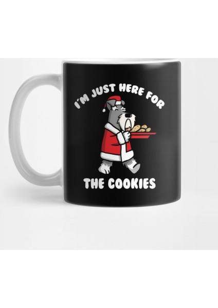 Schnauzer Cookies Christmas Christmas Kupa Bardak