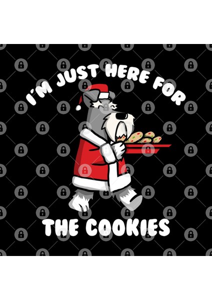Schnauzer Cookies Christmas Christmas Kupa Bardak