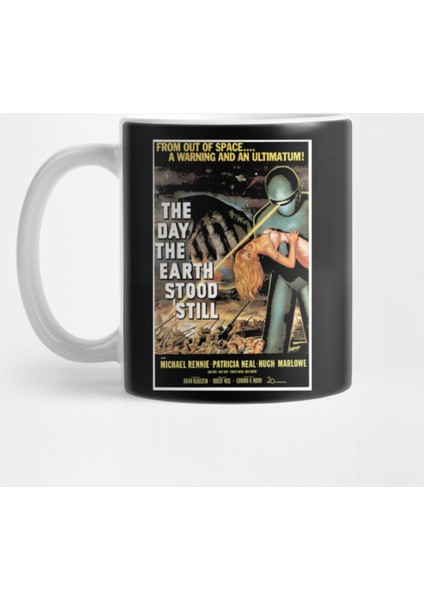 Day The Earth Stood Still Vintage Movie Poster Kupa Bardak
