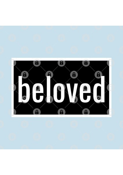 A Bea Kay Thing Called Beloved- Beloved Blockwhite Kupa Bardak