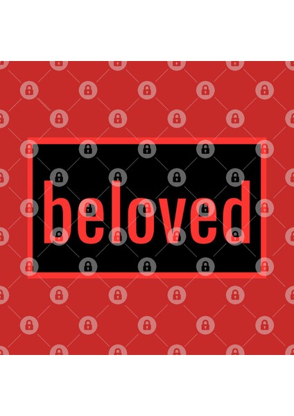 A Bea Kay Thing Called Beloved- Beloved Blockred Kupa Bardak