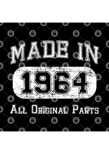 1964 Made In All Original Parts Cool Slogan Design Kupa Bardak