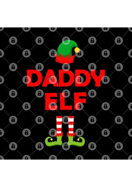 Daddy Elf Christmas Xmas Elf Group Costume Santa Gift Tee Kupa Bardak