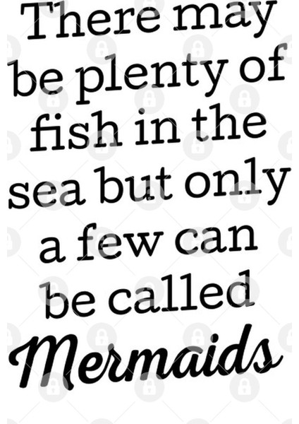 There May Be Plenty Of Fish In The Sea But Only A Few Can Be Called Mermaids Kupa Bardak