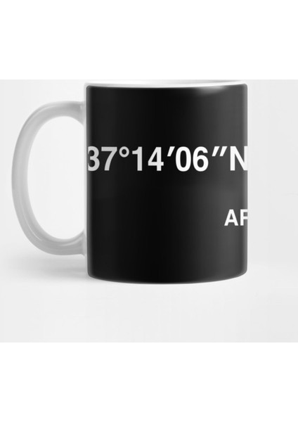 Area 51 Coordinates - Alien Ufo Design Kupa Bardak