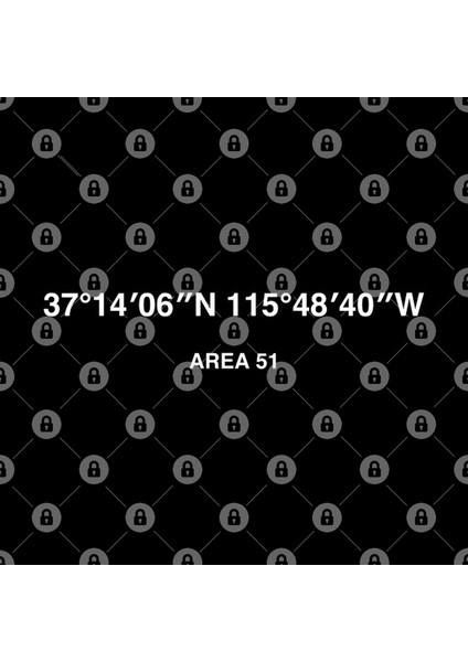 Area 51 Coordinates - Alien Ufo Design Kupa Bardak