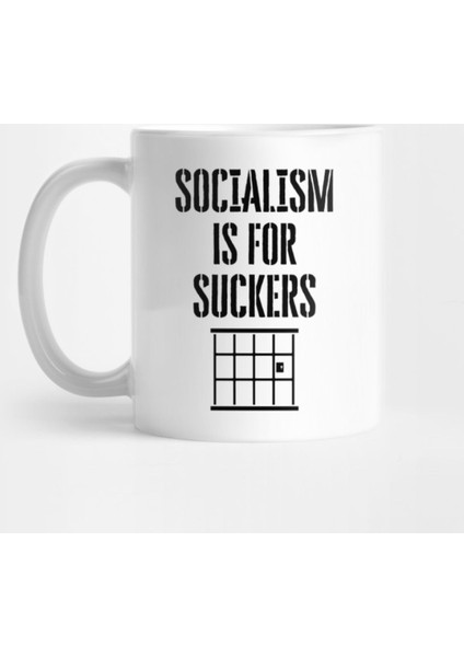 Political Activist Design Liberty Freedom Socialism İs For Suckers Gift Kupa Bardak