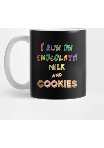 Chocolate Milk And Cookies Lovers Graphics For Kids Kupa Bardak