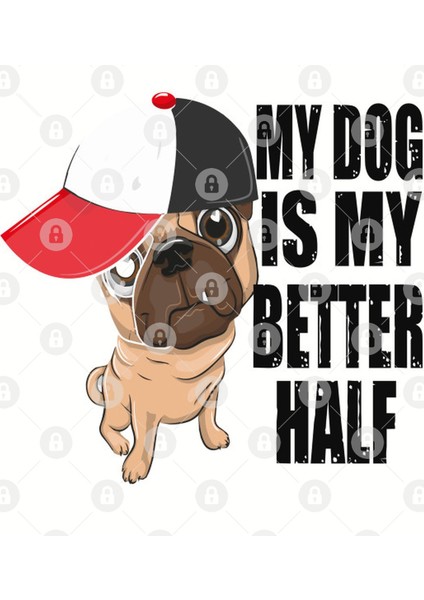 My Dog İs My Better Half Dog Gift Kupa Bardak