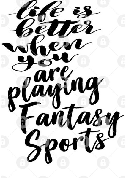Life İs Better When You Are Playing Fantasy Sports Kupa Bardak