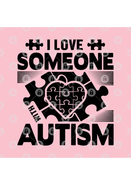 I Love Someone With Autism Kupa Bardak
