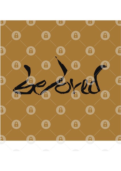 A Bea Kay Thing Called Beloved- Streetscript Brown Kupa Bardak