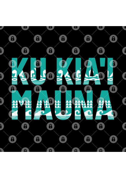 Mauna Kea Design For Hawaiian Pride Kupa Bardak