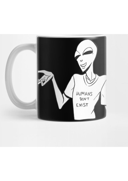 Human Don'T Exist Kupa Bardak