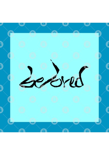 A Bea Kay Thing Called Beloved- Streetscript Aqua Kupa Bardak
