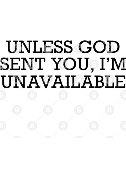 Unless God Sent You I'M Unavailable Kupa Bardak