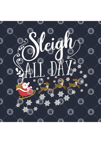 Sleigh All Day Santa Clause Kupa Bardak