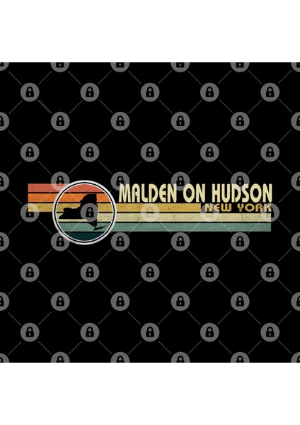 New York - Vintage 1980S Style Malden On Hudson Ny Kupa Bardak