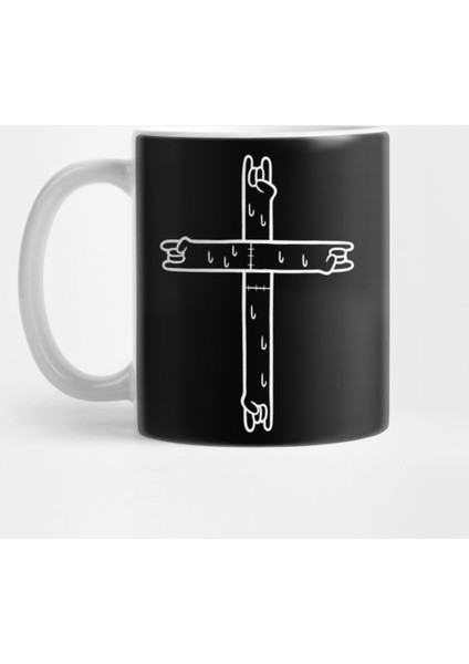 Rad Cross (White Line) Kupa Bardak